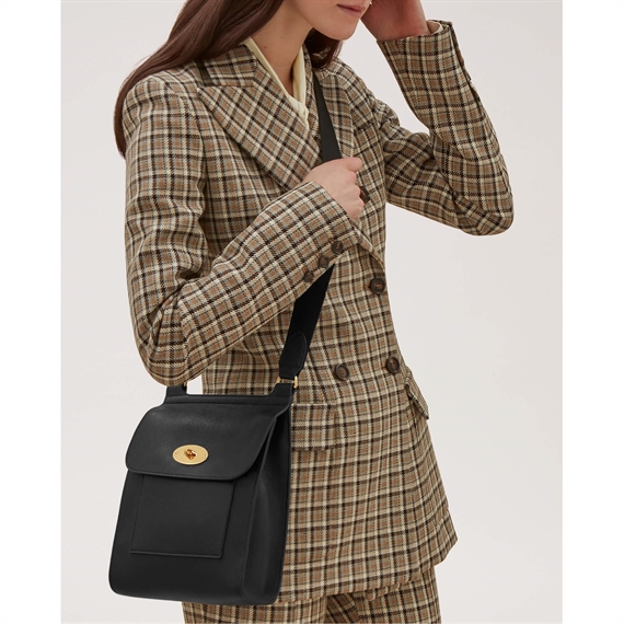 Mulberry Antony Black Classic Grain